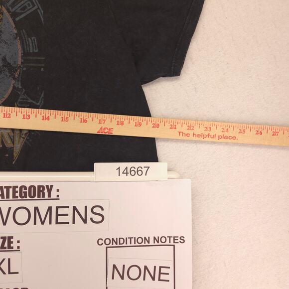 Def Leppard Band Graphic Short Sleeve Crew Neck Shirt Womens Size XL Black - Picture 7 of 9